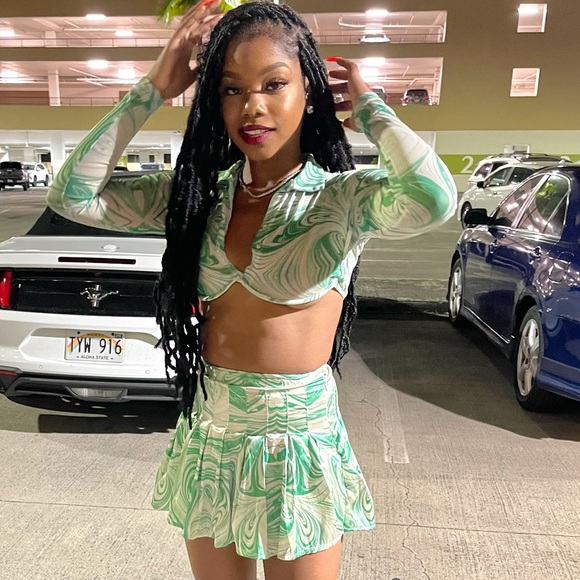 2 Piece Tennis Skirt Set - Picture 3 of 3